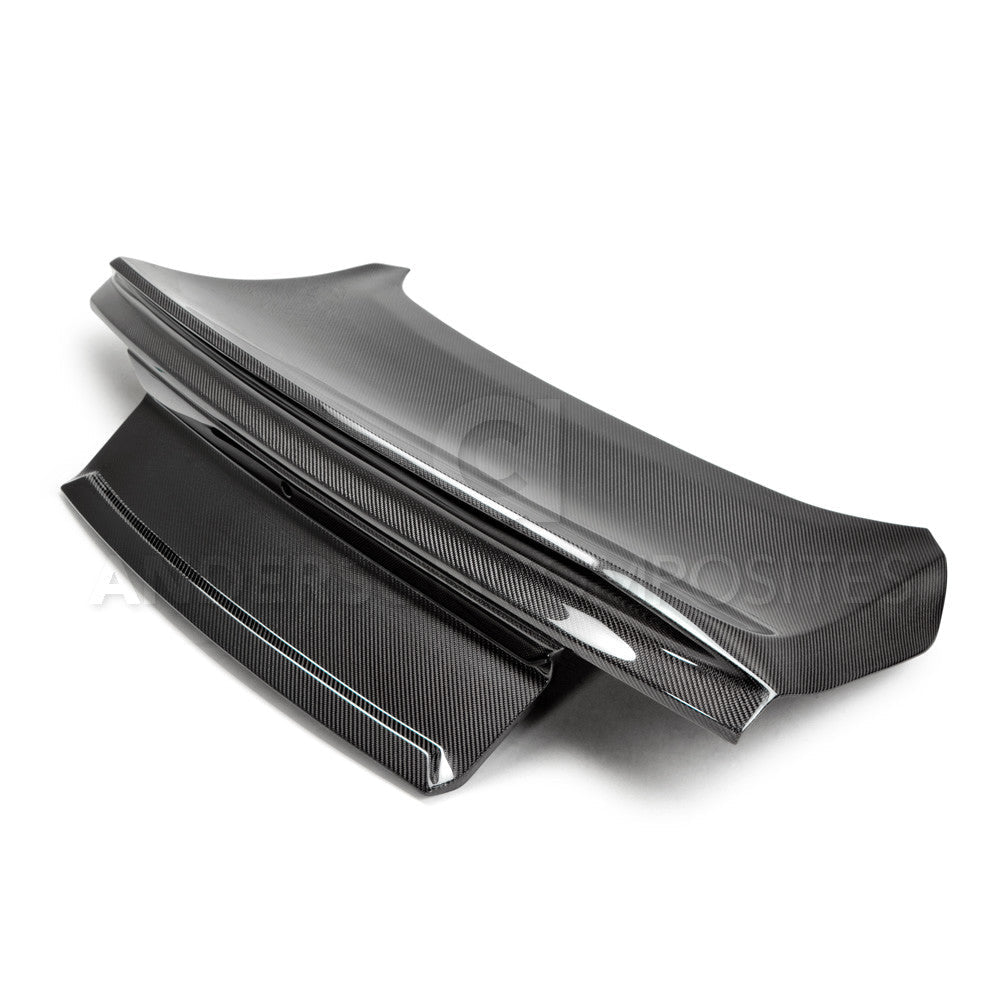 2015 - 2023 Mustang Double-Sided Carbon Fiber Type-ST Decklid with Integrated Spoiler