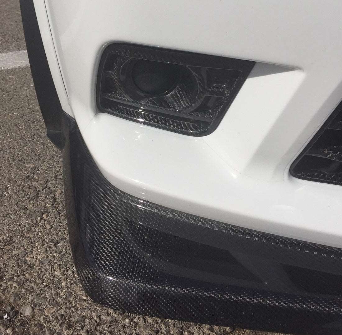 2014 - 2015 Camaro Type-Z28 Carbon Fiber Air Duct Bezels (Pair)
