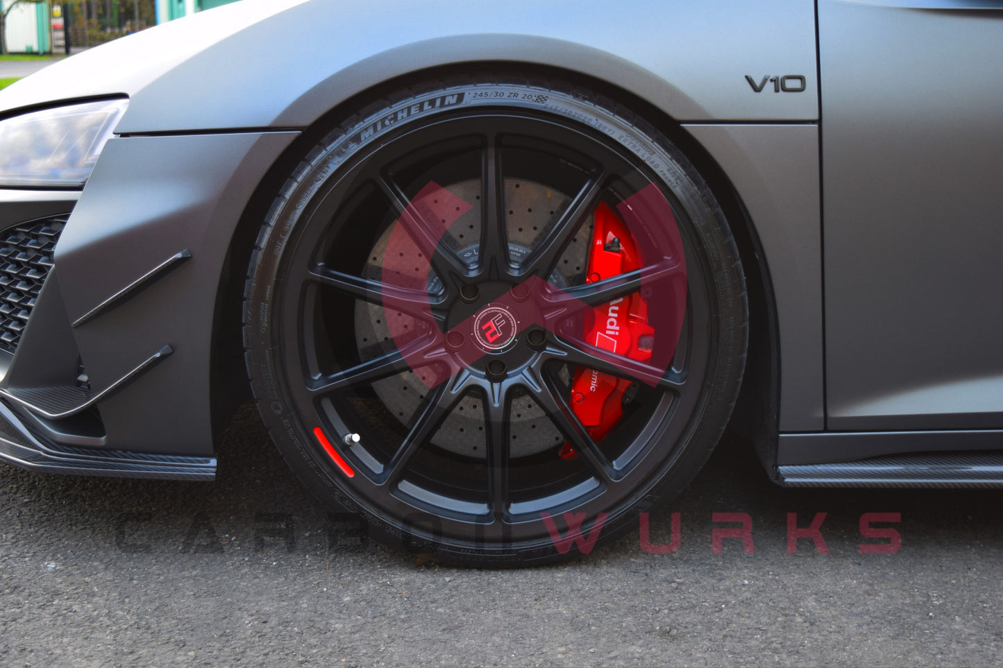 Audi R8 4S Facelift GT Carbon Fibre Front Canards