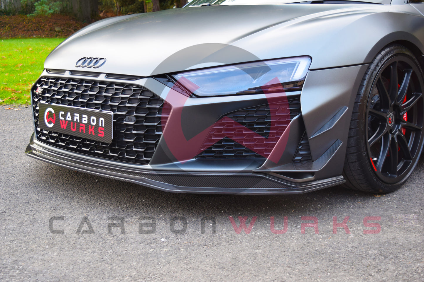 Audi R8 4S Facelift GT Carbon Fibre Front Canards