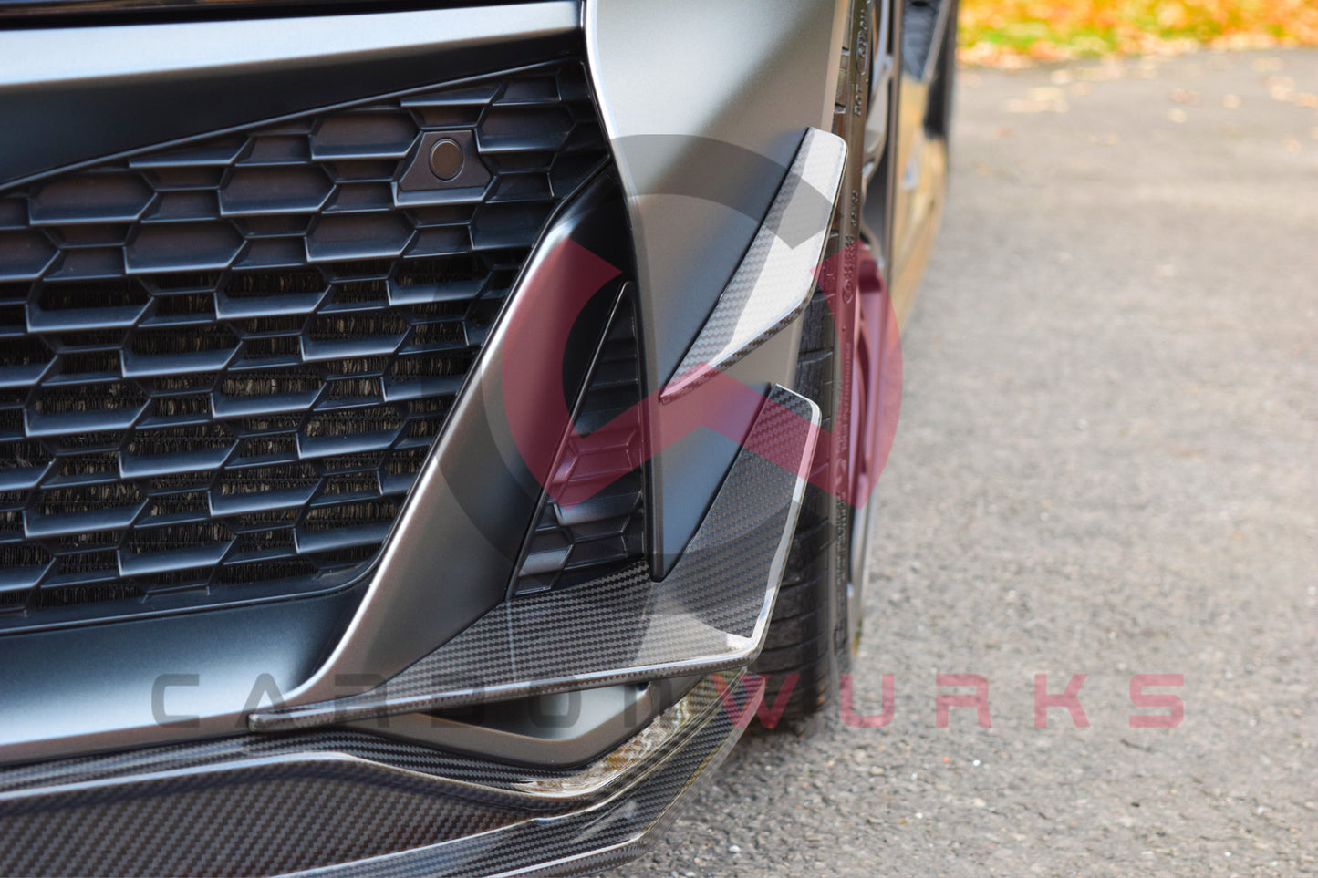 Audi R8 4S Facelift GT Carbon Fibre Front Canards