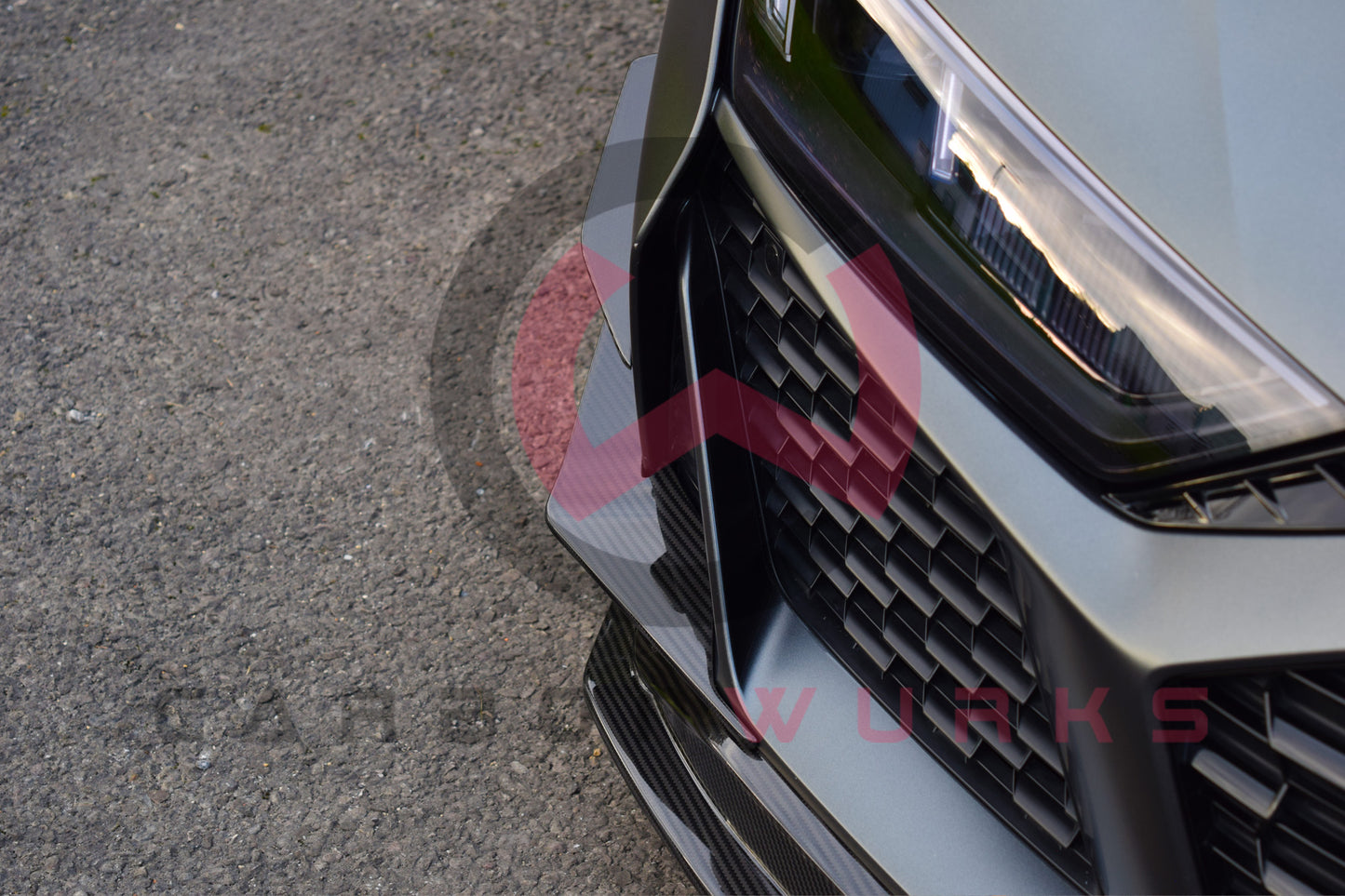 Audi R8 4S Facelift GT Carbon Fibre Front Canards