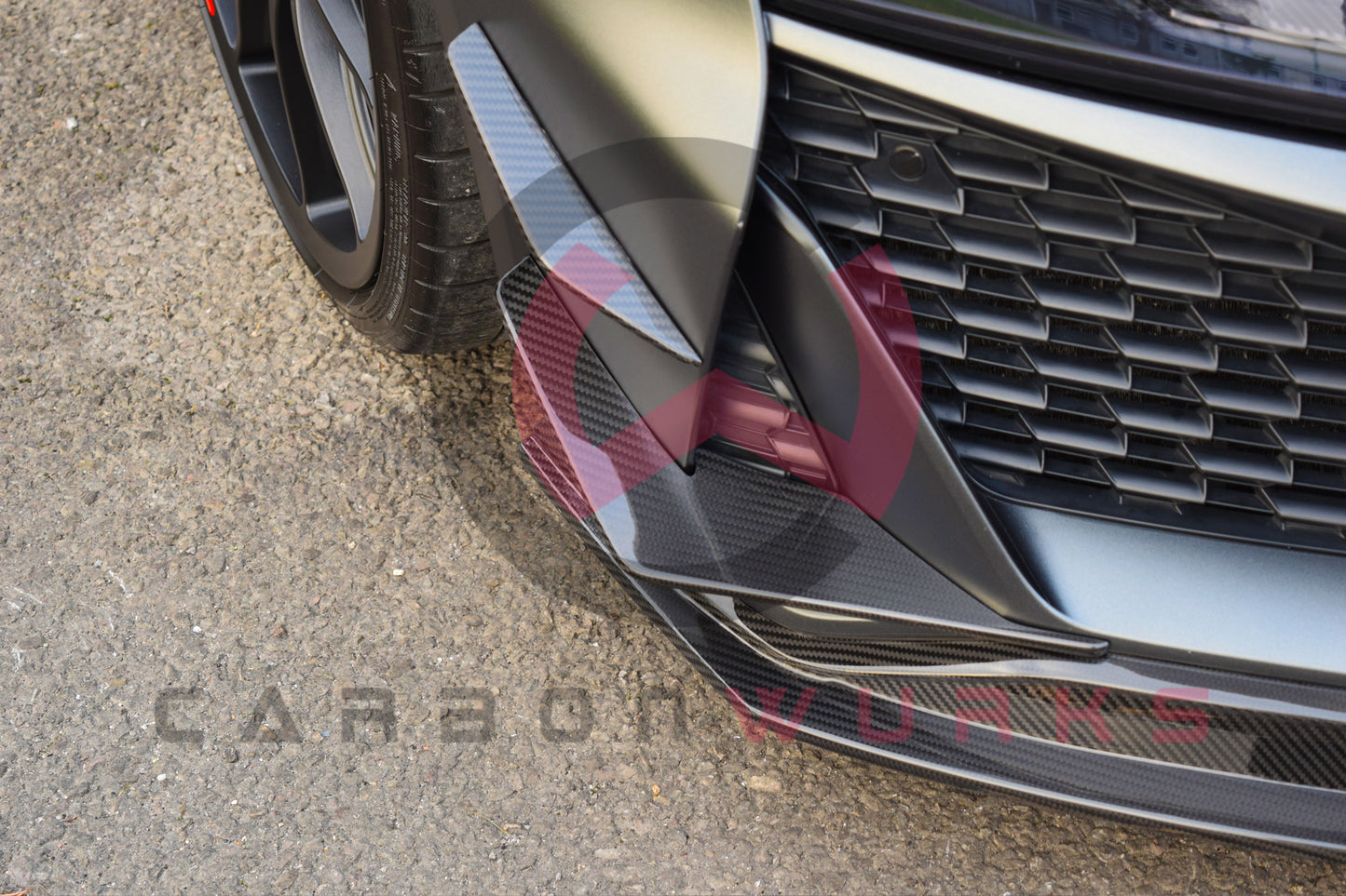 Audi R8 4S Facelift GT Carbon Fibre Front Canards