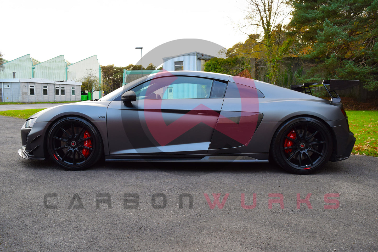 Audi R8 4S Facelift GT Carbon Fibre Rear Canards
