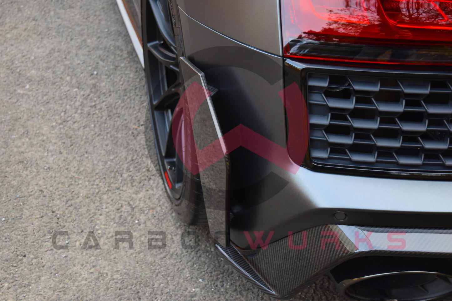Audi R8 4S Facelift GT Carbon Fibre Rear Canards