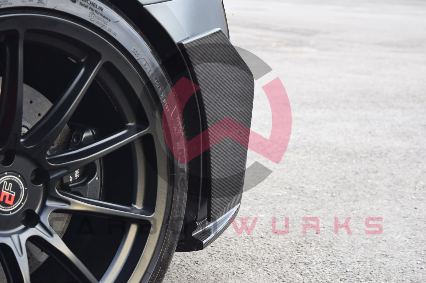 Audi R8 4S Facelift GT Carbon Fibre Rear Canards