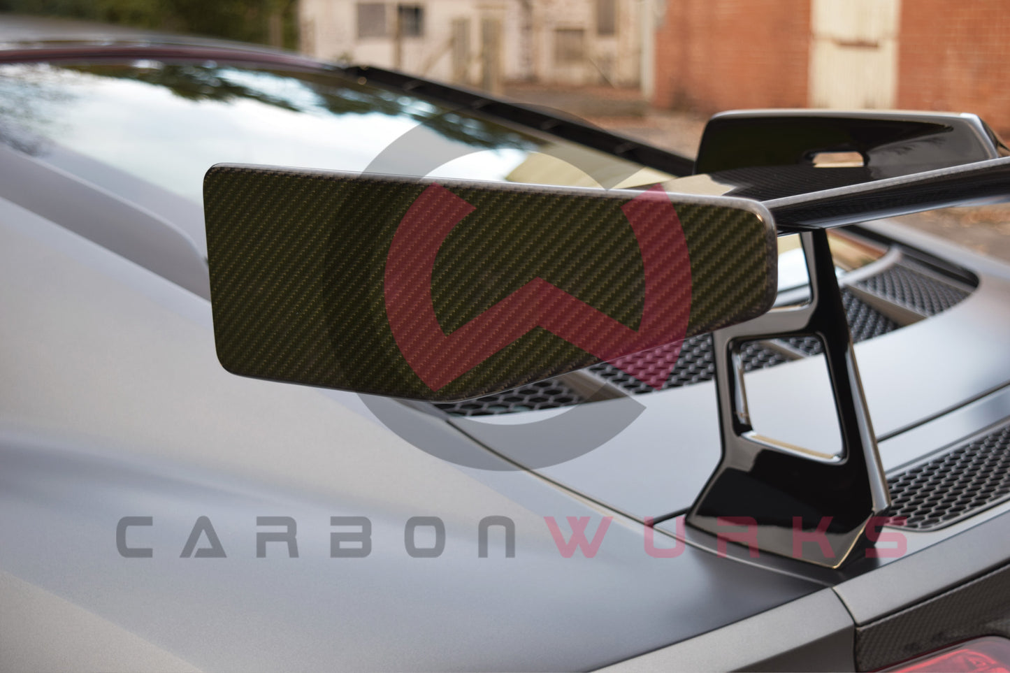 Audi R8 4S Facelift GT Carbon Fibre Swan Neck Boot Spoiler