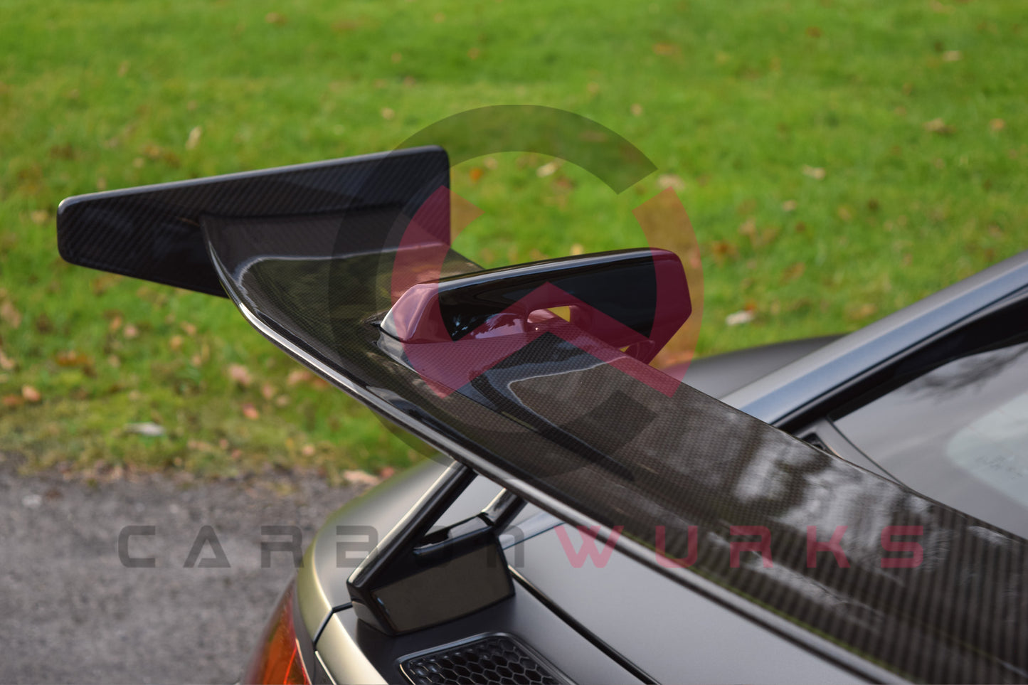 Audi R8 4S Facelift GT Carbon Fibre Swan Neck Boot Spoiler