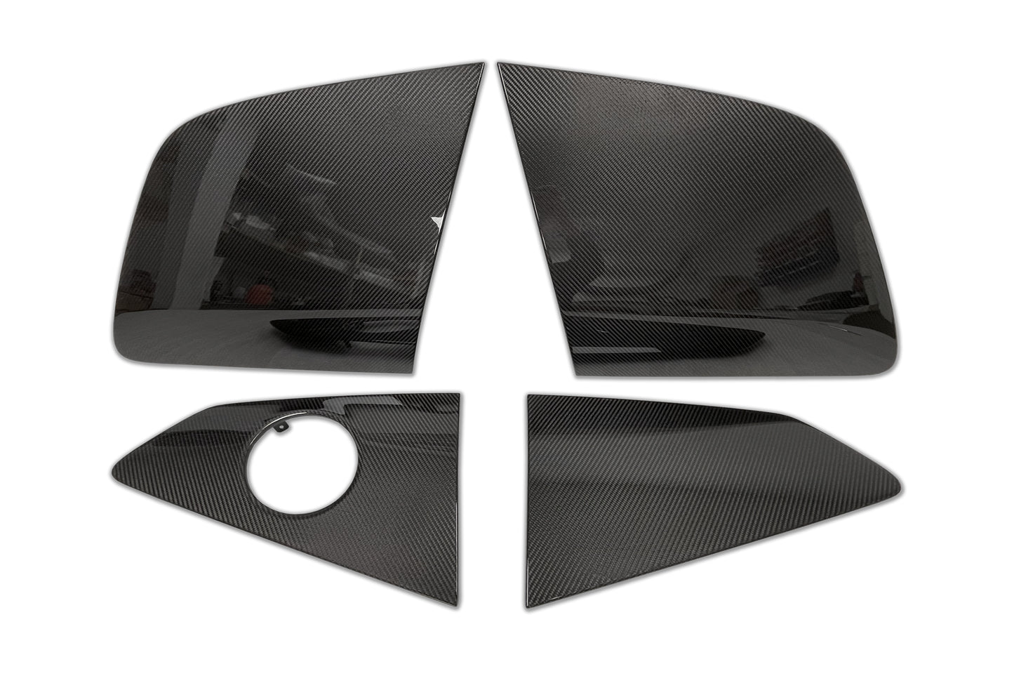 Audi R8 Gen 2 (4S) Carbon Fibre Side Blades (Fits 2016-2024)