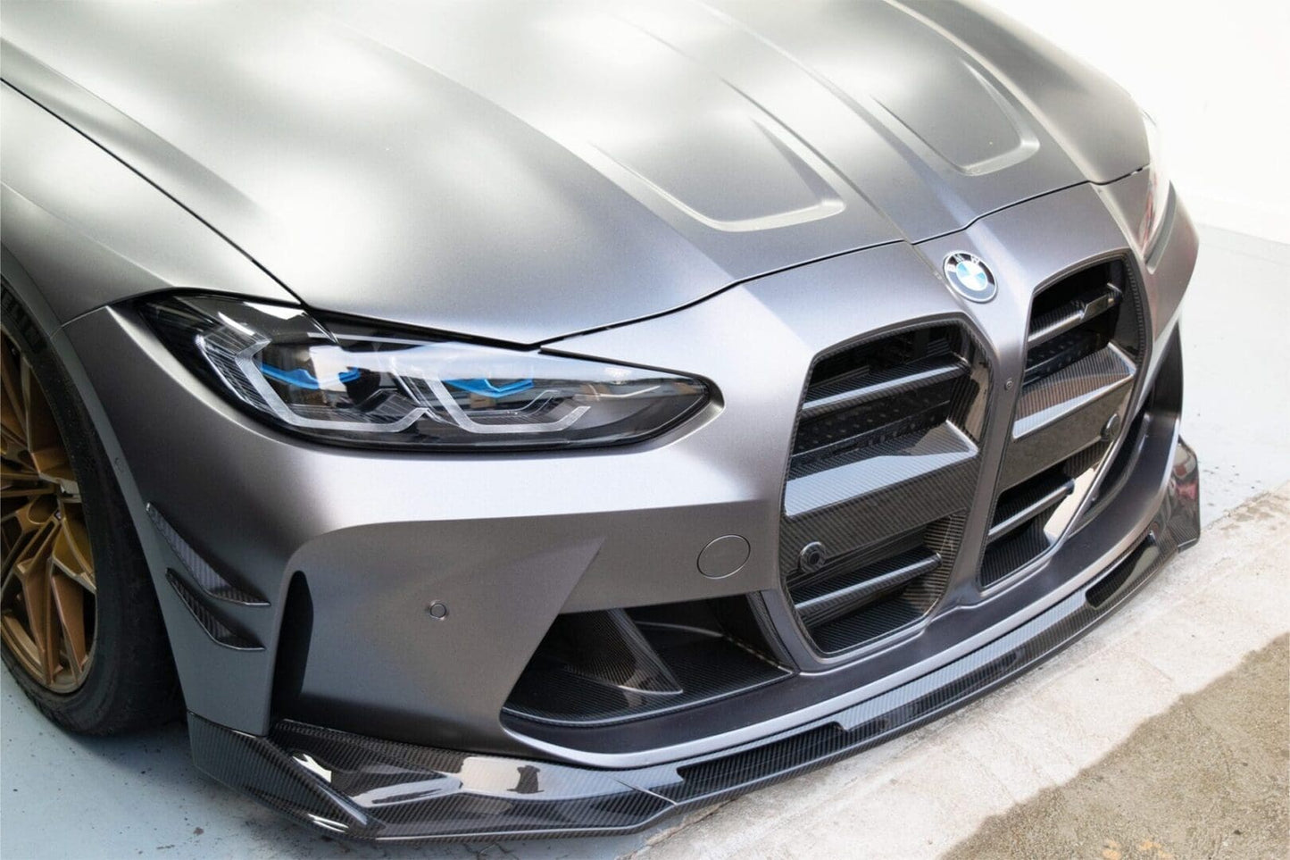 BMW M3 (G80 / G81) M4 (G82 & G83) DTM CARBON FIBRE FRONT SPLITTER