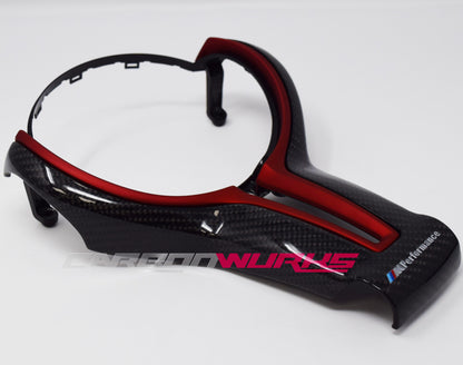 BMW M PERFORMANCE CARBON FIBRE STEERING WHEEL TRIM