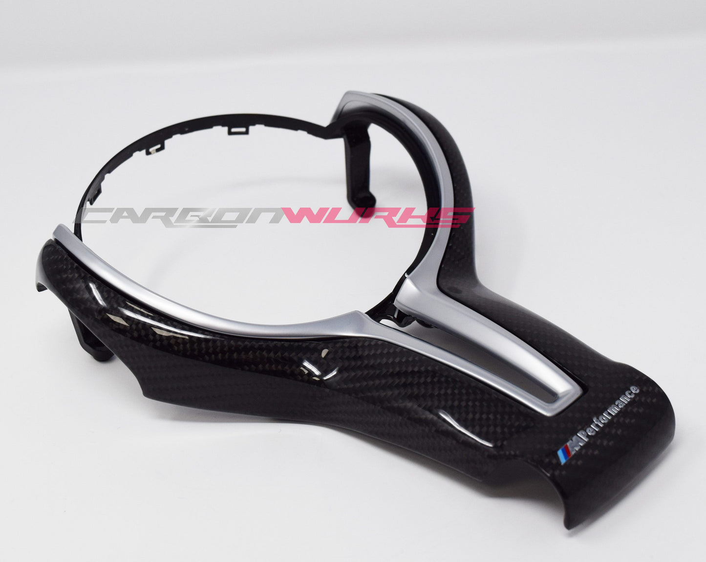 BMW M PERFORMANCE CARBON FIBRE STEERING WHEEL TRIM