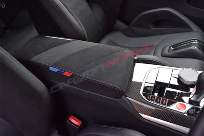 GENUINE BMW M3 M4 G8X M-PERFORMANCE ALCANTARA CENTRE ARM REST