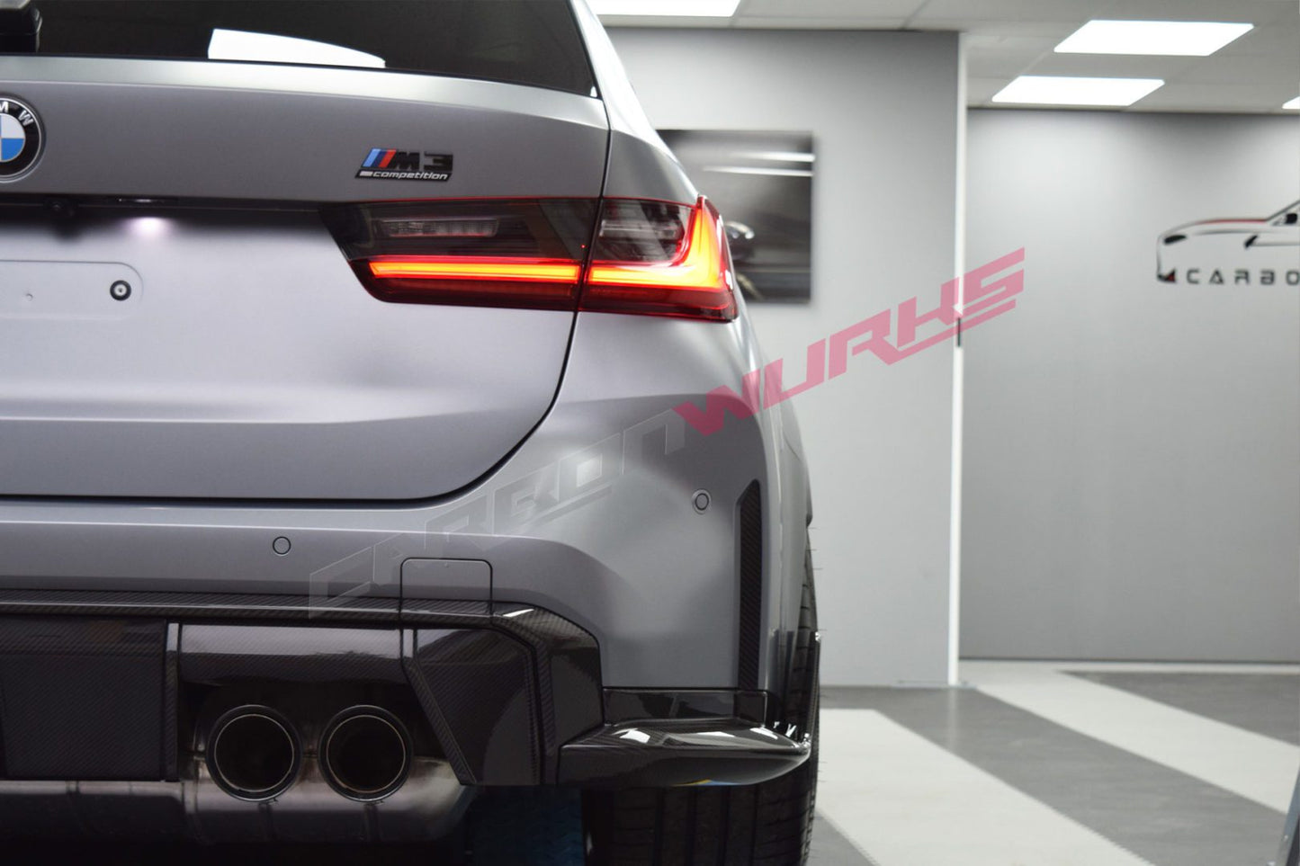 BMW M3 (G80 / G81) M4 (G82 & G83) CARBON FIBRE REAR DIFFUSER SURROUND