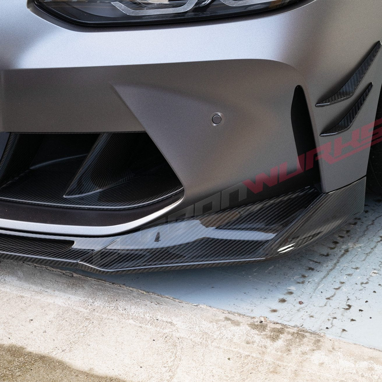 BMW M3 (G80 / G81) M4 (G82 & G83) DTM CARBON FIBRE FRONT SPLITTER