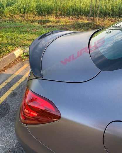 MERCEDES C CLASS SALOON CARBON FIBRE REAR BOOT SPOILER