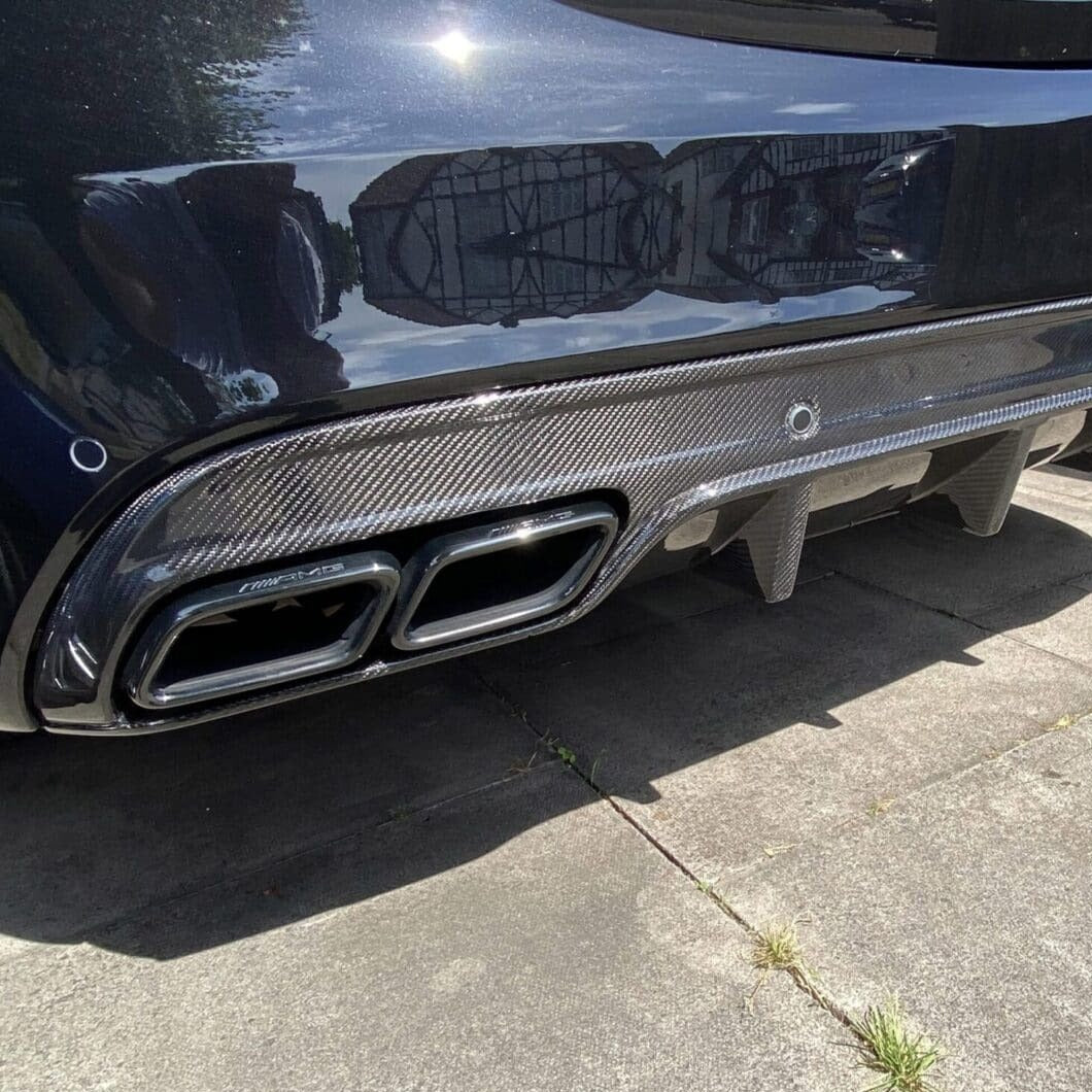 MERCEDES C63 SALOON & ESTATE CARBON FIBRE REAR DIFFUSER – AUTOBUNCH®