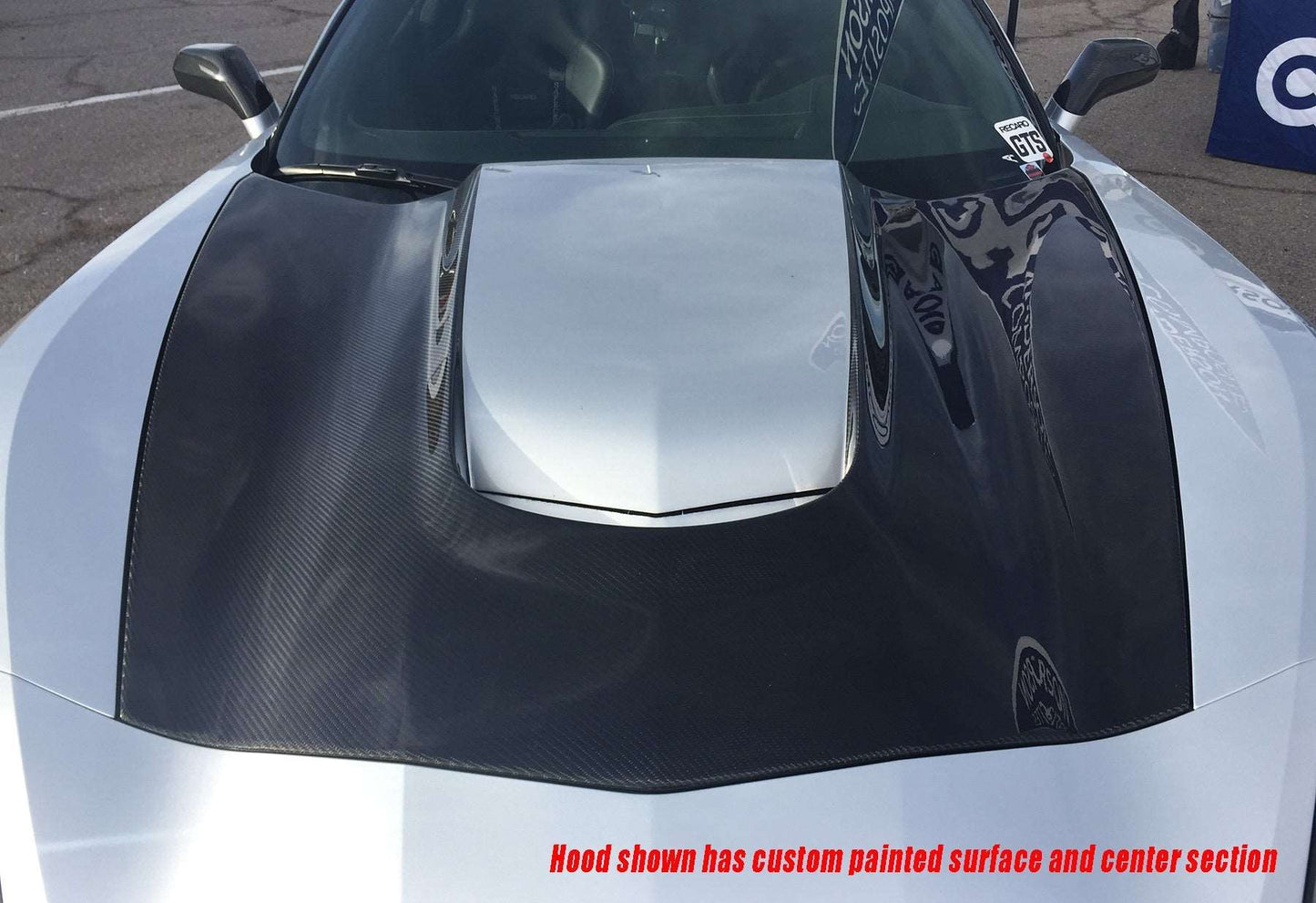 2014 - 2019 Corvette C7 Stingray Type-VS Dry Carbon Fiber Hood