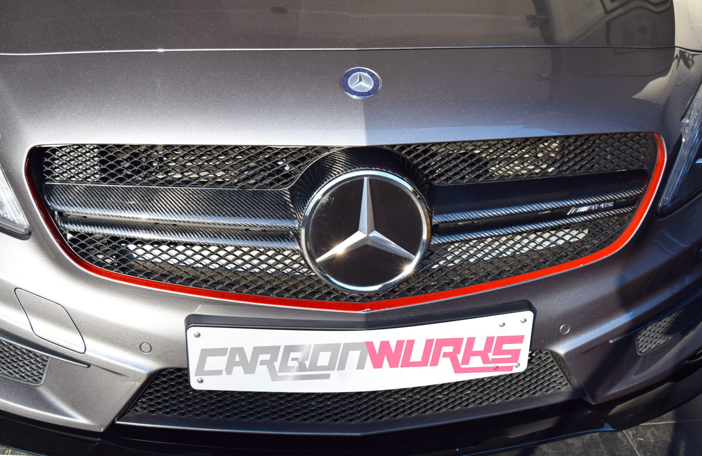 MERCEDES BENZ A45 AMG CARBON FIBRE GRILLE