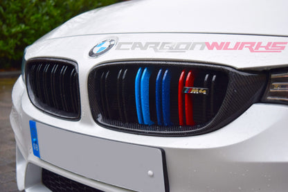 BMW M3 / M4 CARBON FIBRE KIDNEY GRILLES – M POWER COLOURS