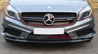 MERCEDES A45 AMG CARBON FIBRE FRONT SPOILER