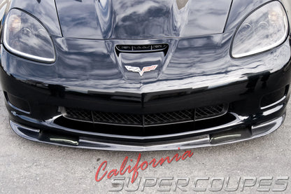 Corvette C6 Front Splitter + Side Skirts Fits Z06, ZR1, Grand Sport, and Wide Body
