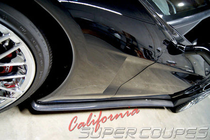 Corvette C6 Front Splitter + Side Skirts Fits Z06, ZR1, Grand Sport, and Wide Body