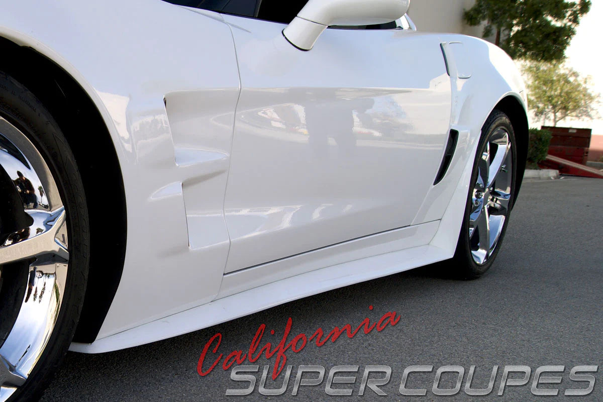 Chevrolet Corvette C6 Coupe Rear Quarters ZLR Wide ZR1-Style