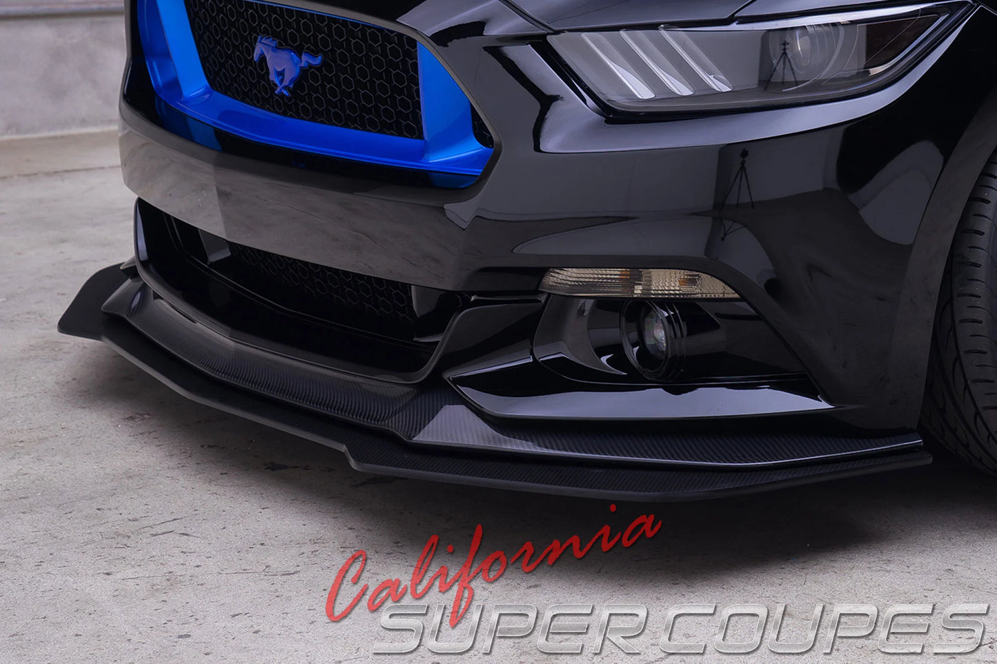 Carbon Fiber GT Concept Front Air Dam Ford Mustang 2015-2017