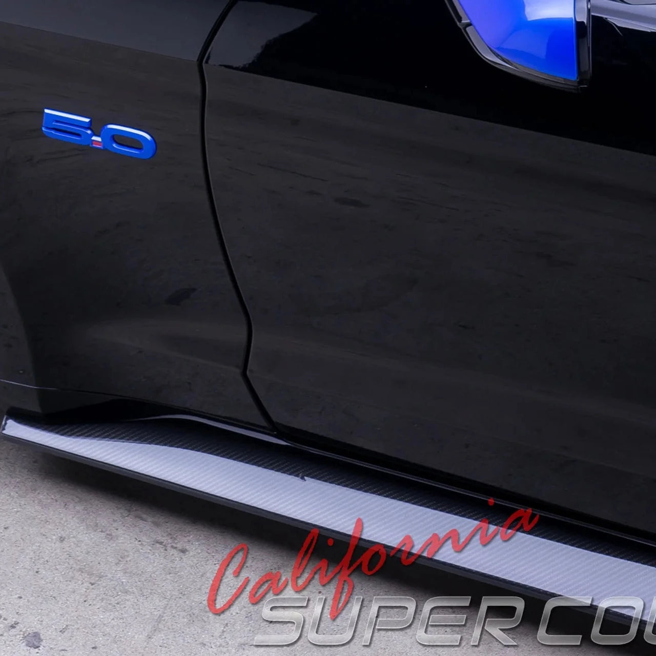 Carbon Fiber GT Side Skirt Ford Mustang 2015-2017