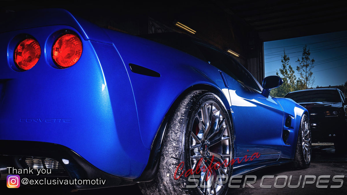 Corvette C6 Convertible with CSC super wide rear quarters installed