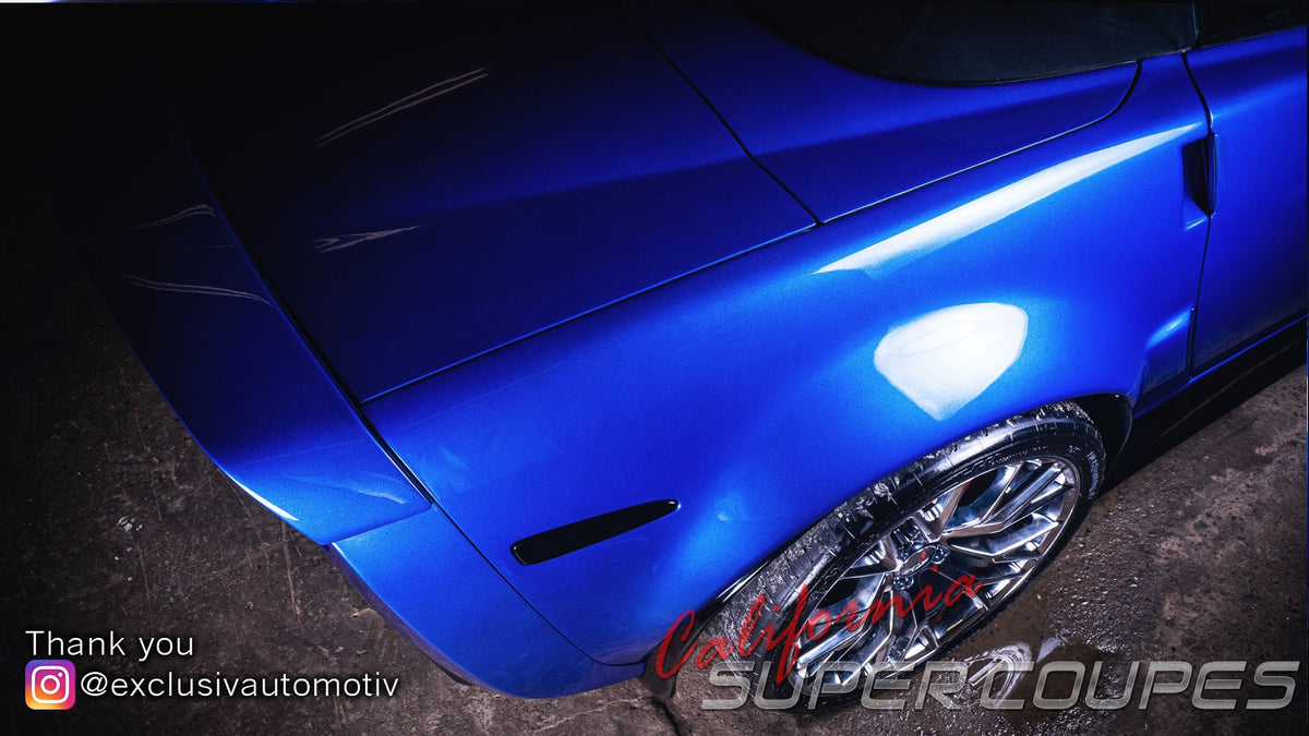Corvette C6 Convertible with CSC super wide rear quarters – rear view