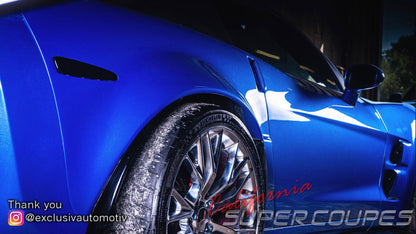 Corvette C6 Convertible with CSC super wide rear quarters – side view