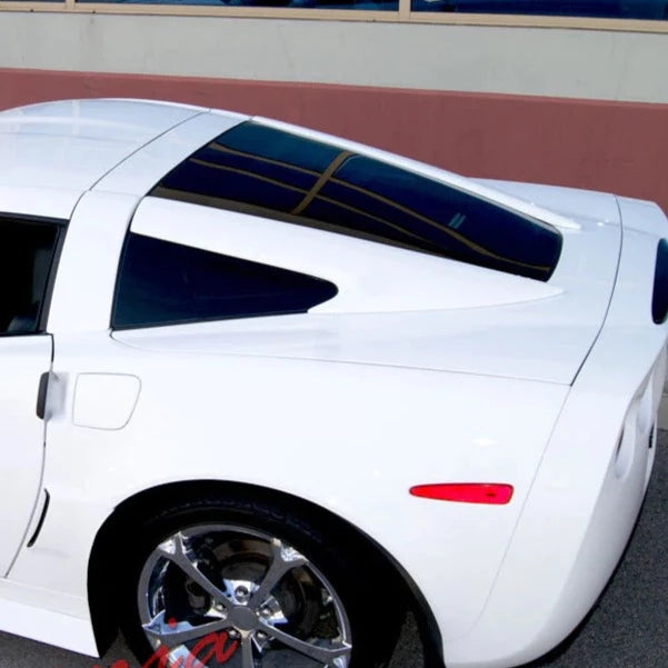 Chevrolet Corvette C6 Coupe Rear Quarters ZLR Wide ZR1-Style