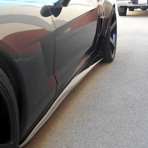 Side Skirts Wide Style for Chevrolet Corvette C6 Z06, ZR1, Grand Sport