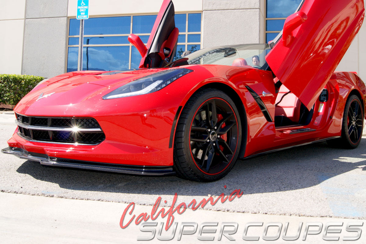 CSC front splitter and side skirts kit for Corvette C7