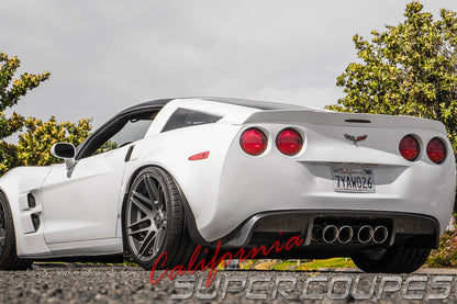 Chevrolet Corvette C6 Side Skirts Super Wide Style for Z06, ZR1, Grand Sport