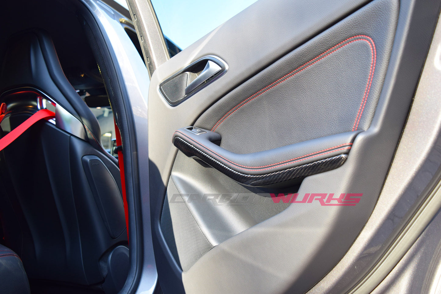 MERCEDES BENZ A-CLASS / CLA / GLA CARBON FIBRE DOOR CARD TRIMS