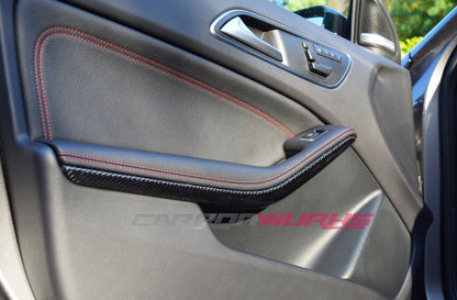 MERCEDES BENZ A-CLASS / CLA / GLA CARBON FIBRE DOOR CARD TRIMS