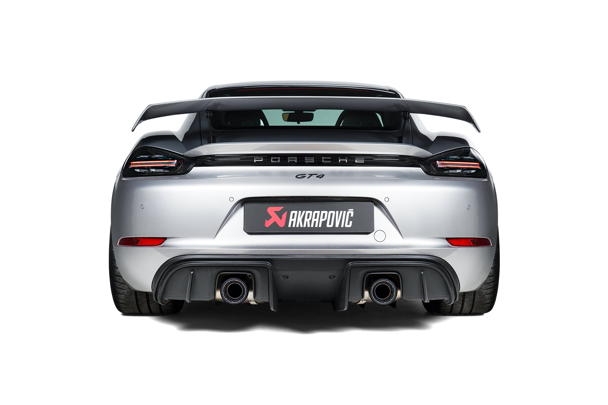 Akrapovic Porsche 718 Cayman GT4 & Spyder Akrapovic Exhaust System Carbonwurks Poole Bournemouth Dorset