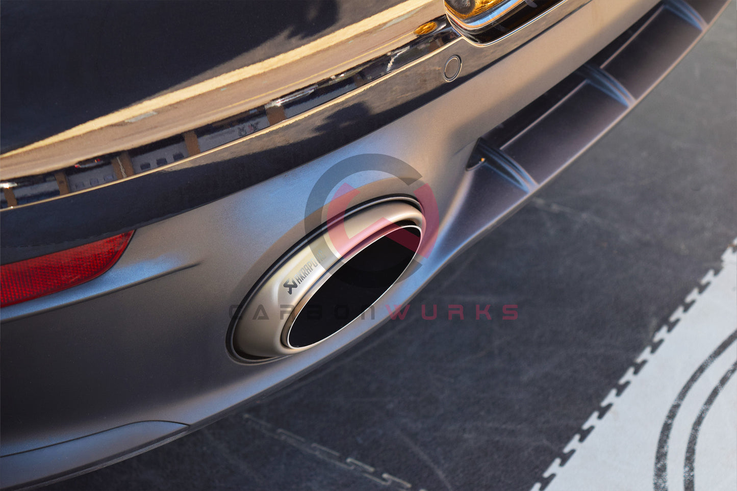 Akrapovic Porsche 911 Carrera / Cabriolet / Targa / S / 4 / 4S / GTS (992). Akrapovic Exhaust System Carbonwurks Poole Bournemouth Dorset