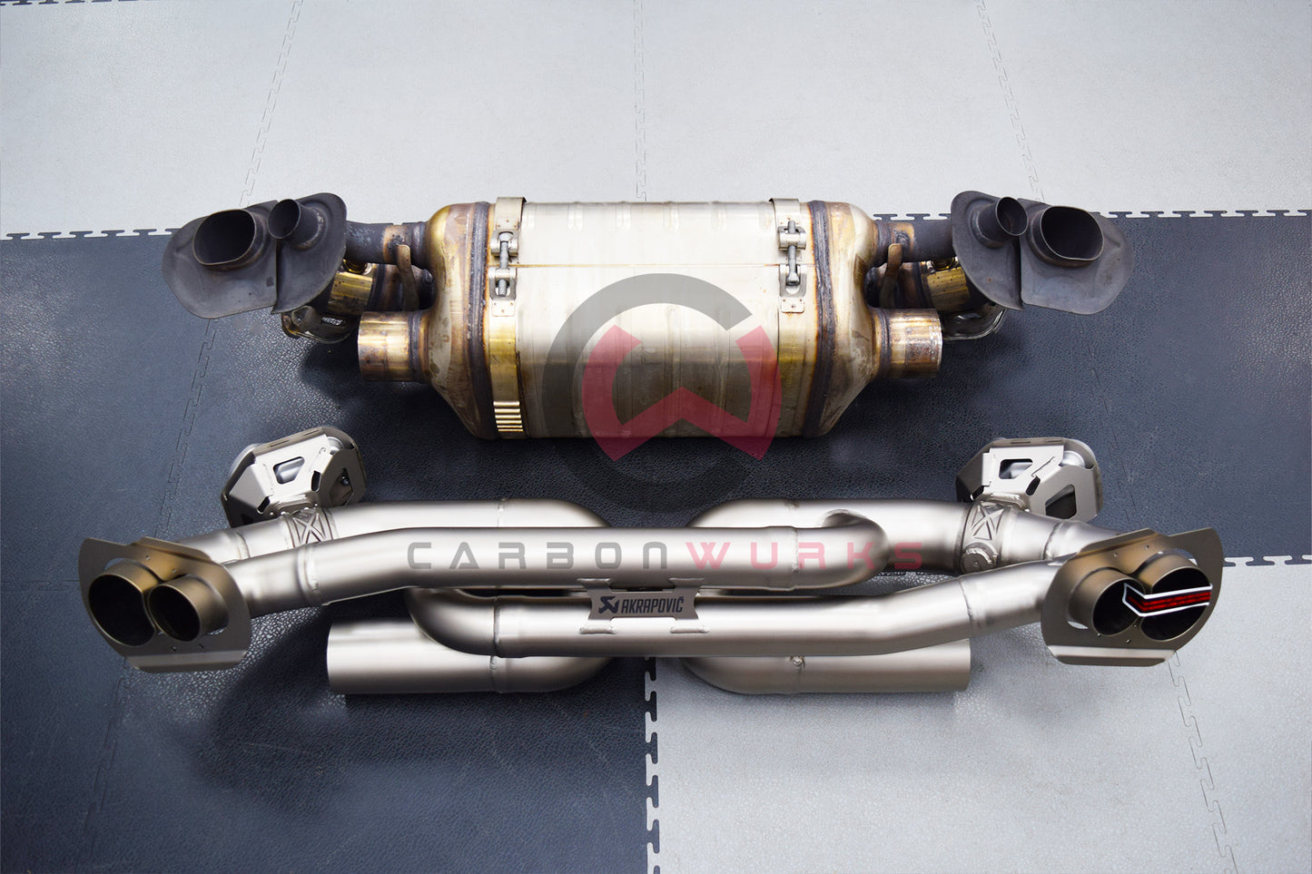Akrapovic Porsche 911 Carrera / Cabriolet / Targa / S / 4 / 4S / GTS (992). Akrapovic Exhaust System Carbonwurks Poole Bournemouth Dorset