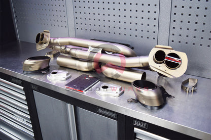 Akrapovic Porsche 911 Carrera / Cabriolet / Targa / S / 4 / 4S / GTS (992). Akrapovic Exhaust System Carbonwurks Poole Bournemouth Dorset