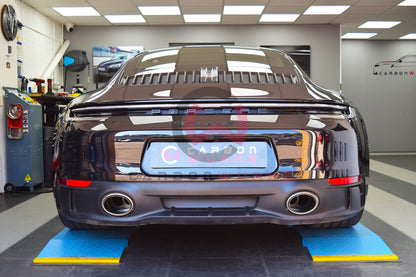 Akrapovic Porsche 911 Carrera / Cabriolet / Targa / S / 4 / 4S / GTS (992). Akrapovic Exhaust System Carbonwurks Poole Bournemouth Dorset