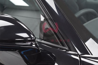 Dissident Automotive Porsche 911 (992.1 / 992.2) Carbon Fibre Anti Buffet Wind Triangles