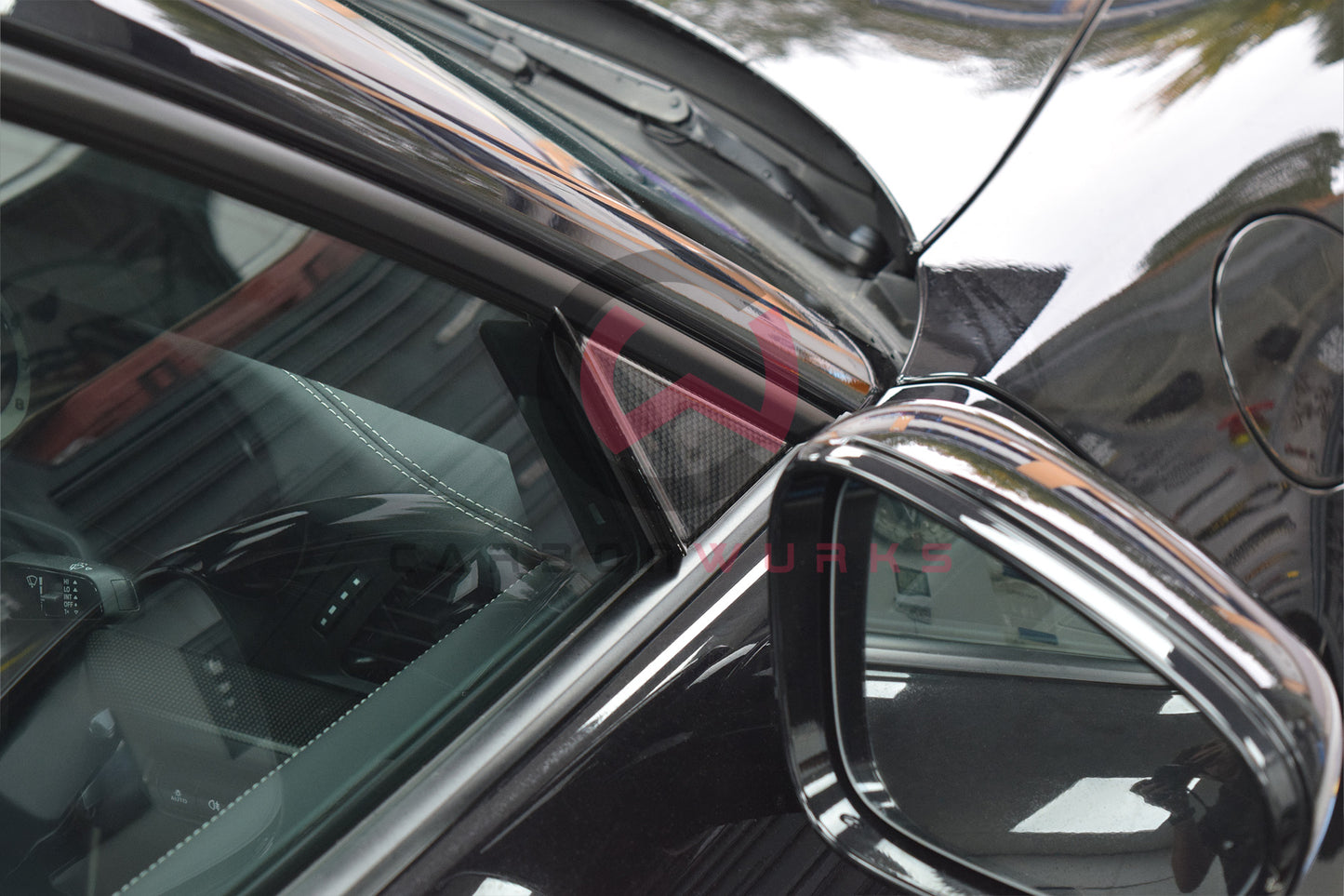 Dissident Automotive Porsche 911 (992.1 / 992.2) Carbon Fibre Anti Buffet Wind Triangles