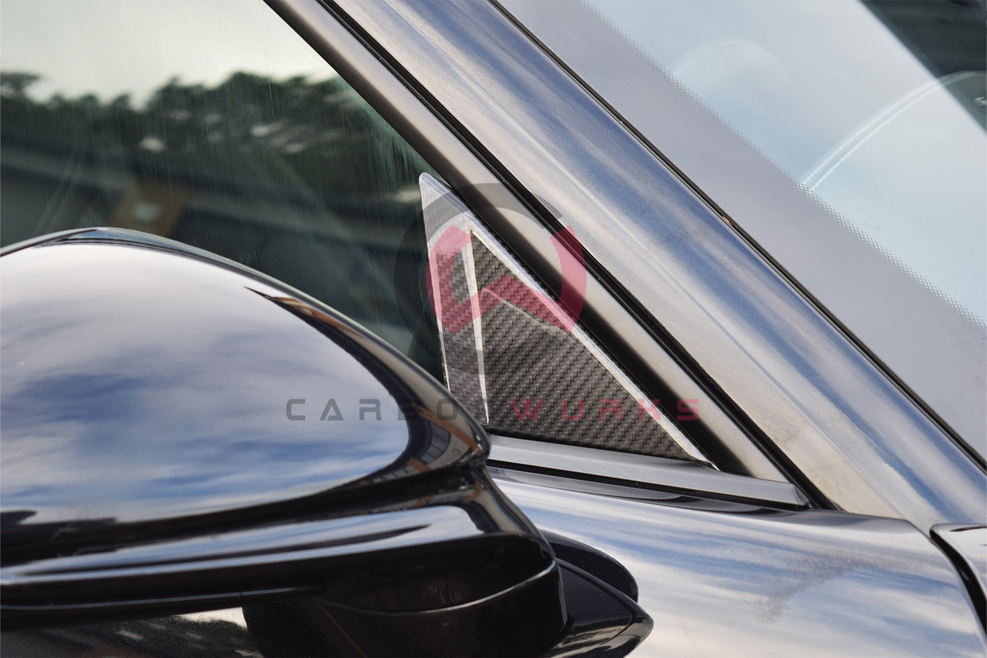 Dissident Automotive Porsche 911 (992.1 / 992.2) Carbon Fibre Anti Buffet Wind Triangles