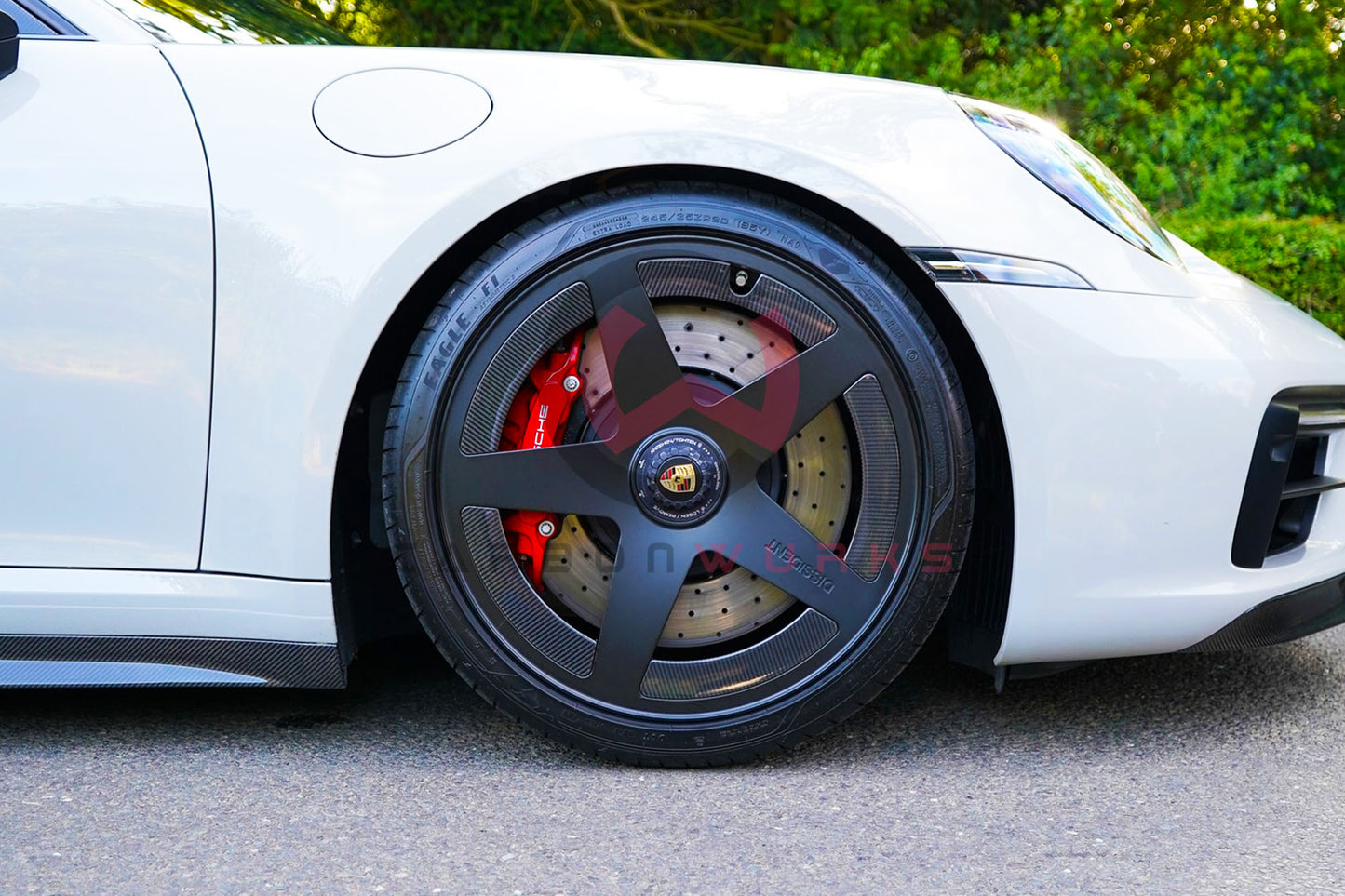 Dissident Automotive Porsche 911 (992) Carbon Fibre Front & Rear Wheel Shrouds For The DD1