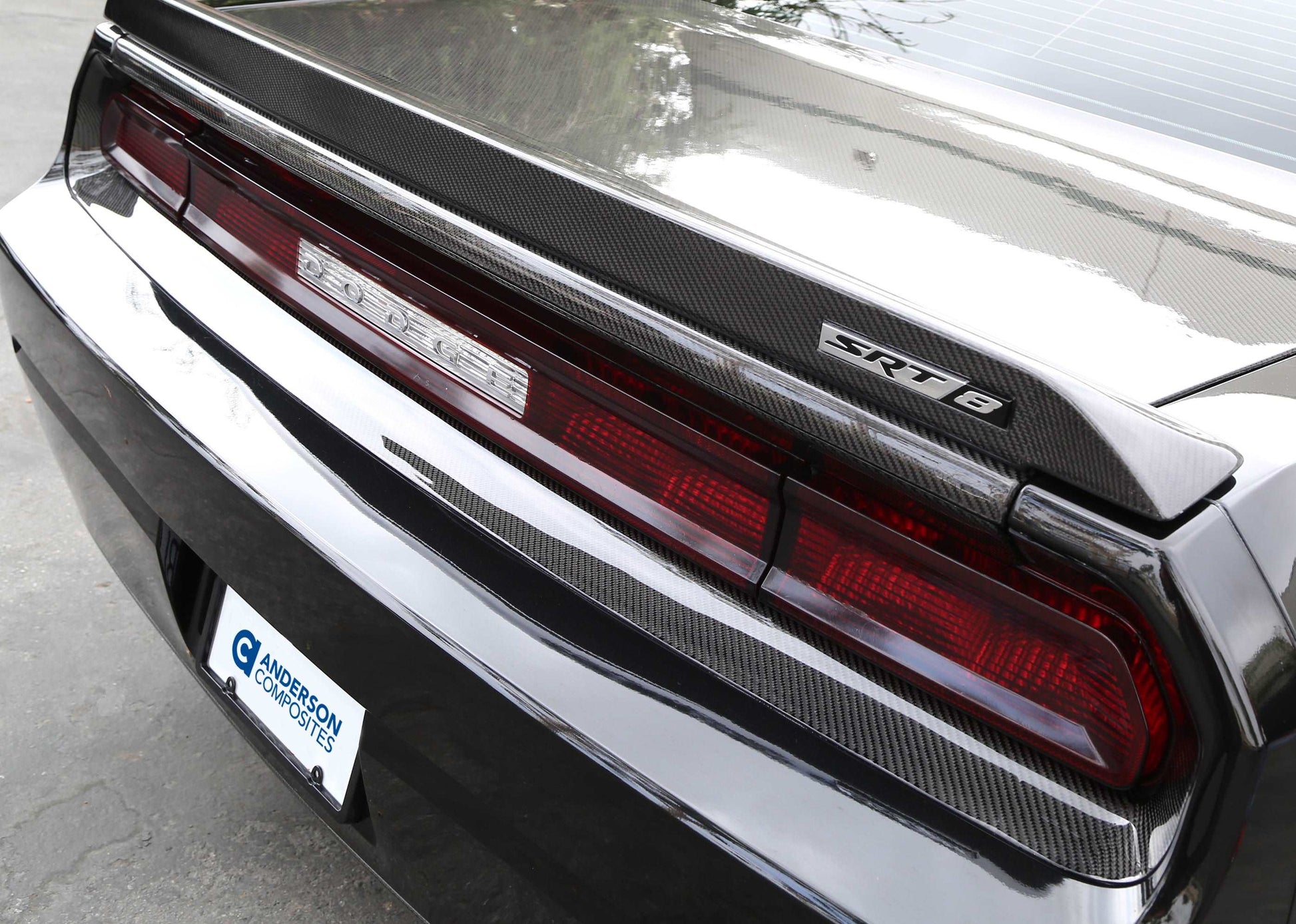 2008 - 2014 Challenger Carbon Fiber Tail Light Surround