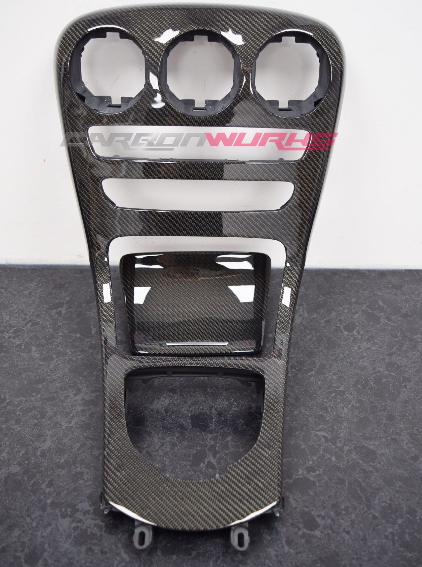 MERCEDES C63 / C-CLASS CARBON FIBRE CENTRE CONSOLE